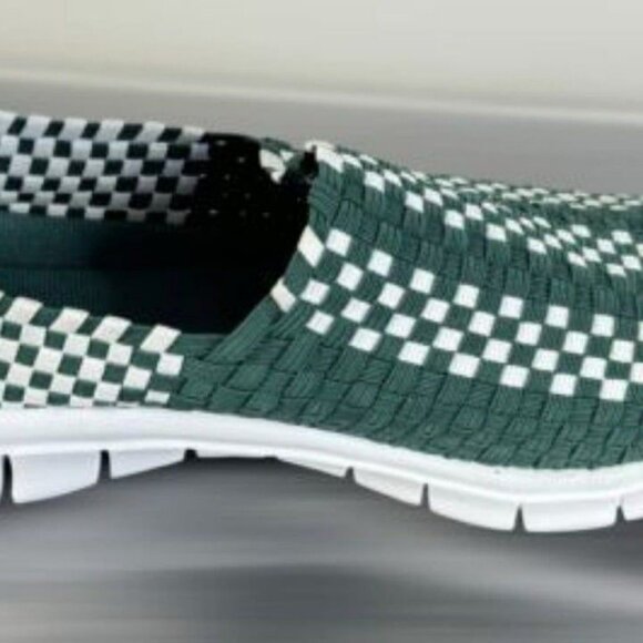 Michigan State Spartans Shoes Mens Size 10 Women 11 Woven Comfy Slip On Loafers - Picture 7 of 10